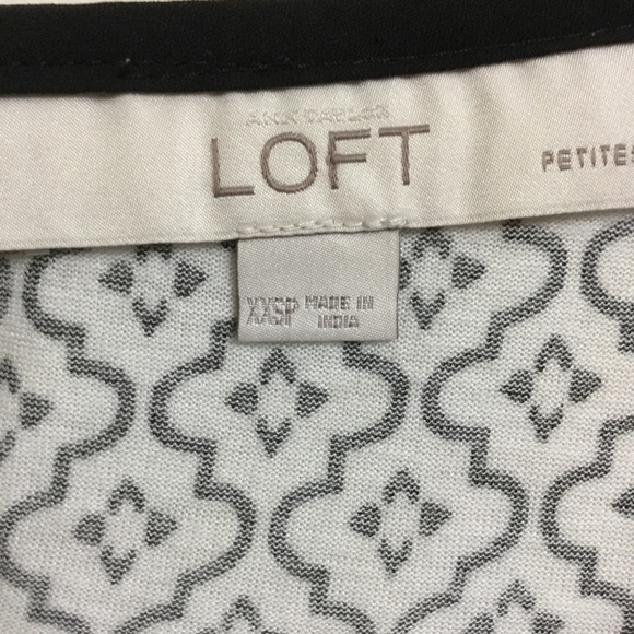 Bishop Sleeve Blouse Black and White top XXSP - Picture 4 of 6